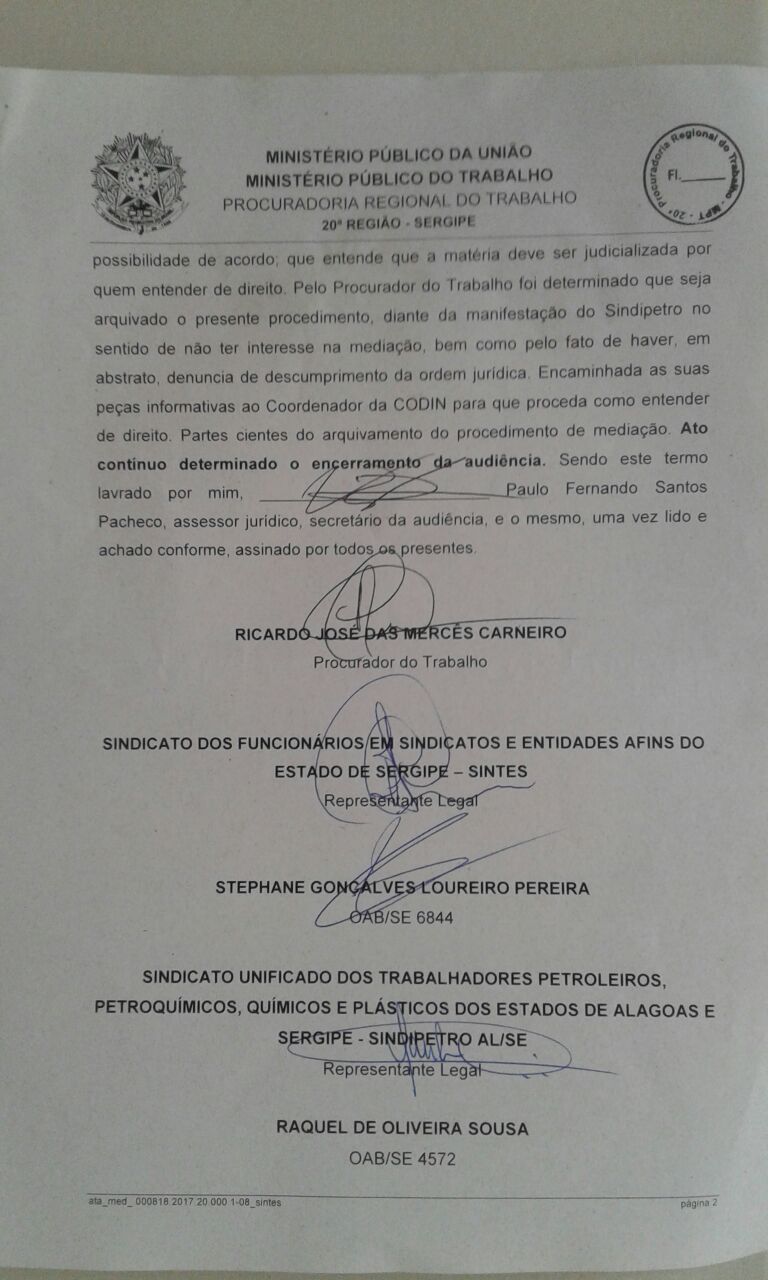 ata da audiencia no mte sintes x sindipetro pg2