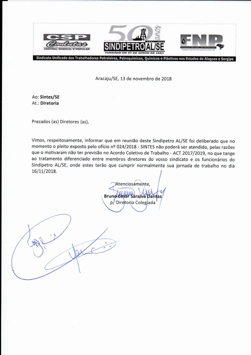 expediente sintes resposta