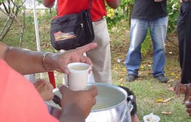 Café da manhã no HU-33