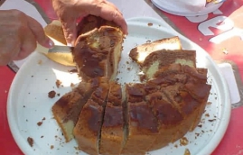 Café da manhã no HU-40