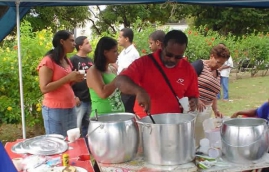 Café da manhã no HU-44