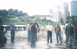 Acampamento na sede da Petrobrás/RJ-14