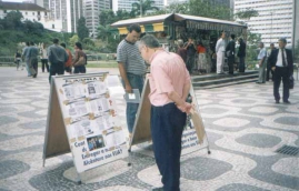 Acampamento na sede da Petrobrás/RJ-15