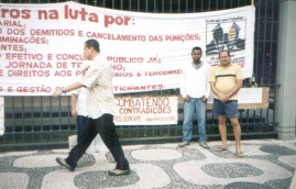 Acampamento na sede da Petrobrás/RJ-2