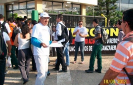 Distribuição do boletim da Fafen-4