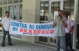 Manifestação contra demissão Bradesco-15