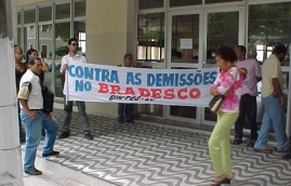 Manifestação contra demissão Bradesco-9